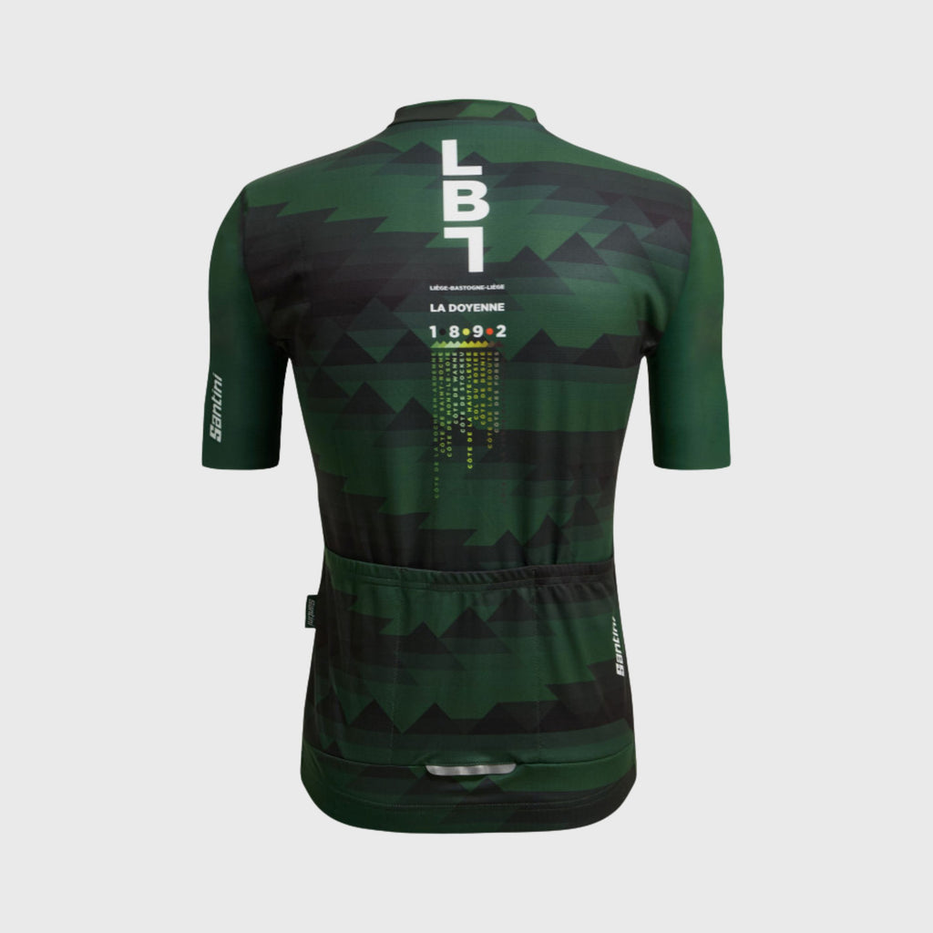 Maillot Cyclisme Santini Liège Bastogne Liège 1892 Homme Vert