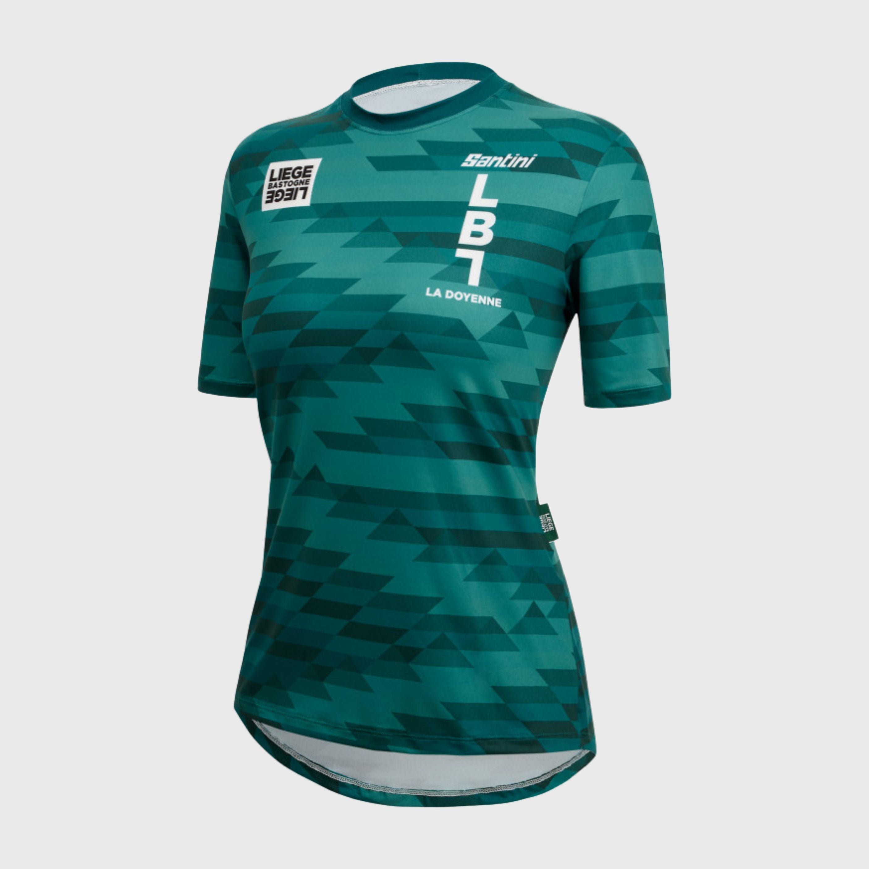 T-shirt technique de Cyclisme Santini Liège Bastogne Liège 1892 Femme Vert