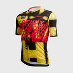 Maillot Cyclisme Santini Mur de Huy La Flèche Wallone Homme Jaune