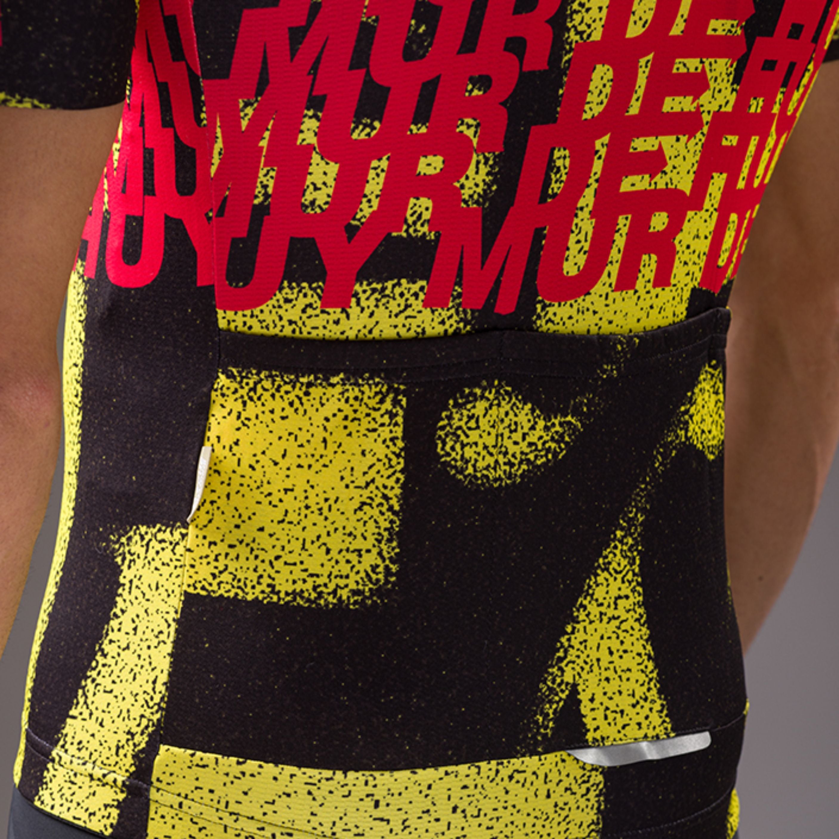 Maillot Cyclisme Santini Mur de Huy La Flèche Wallone Homme Jaune