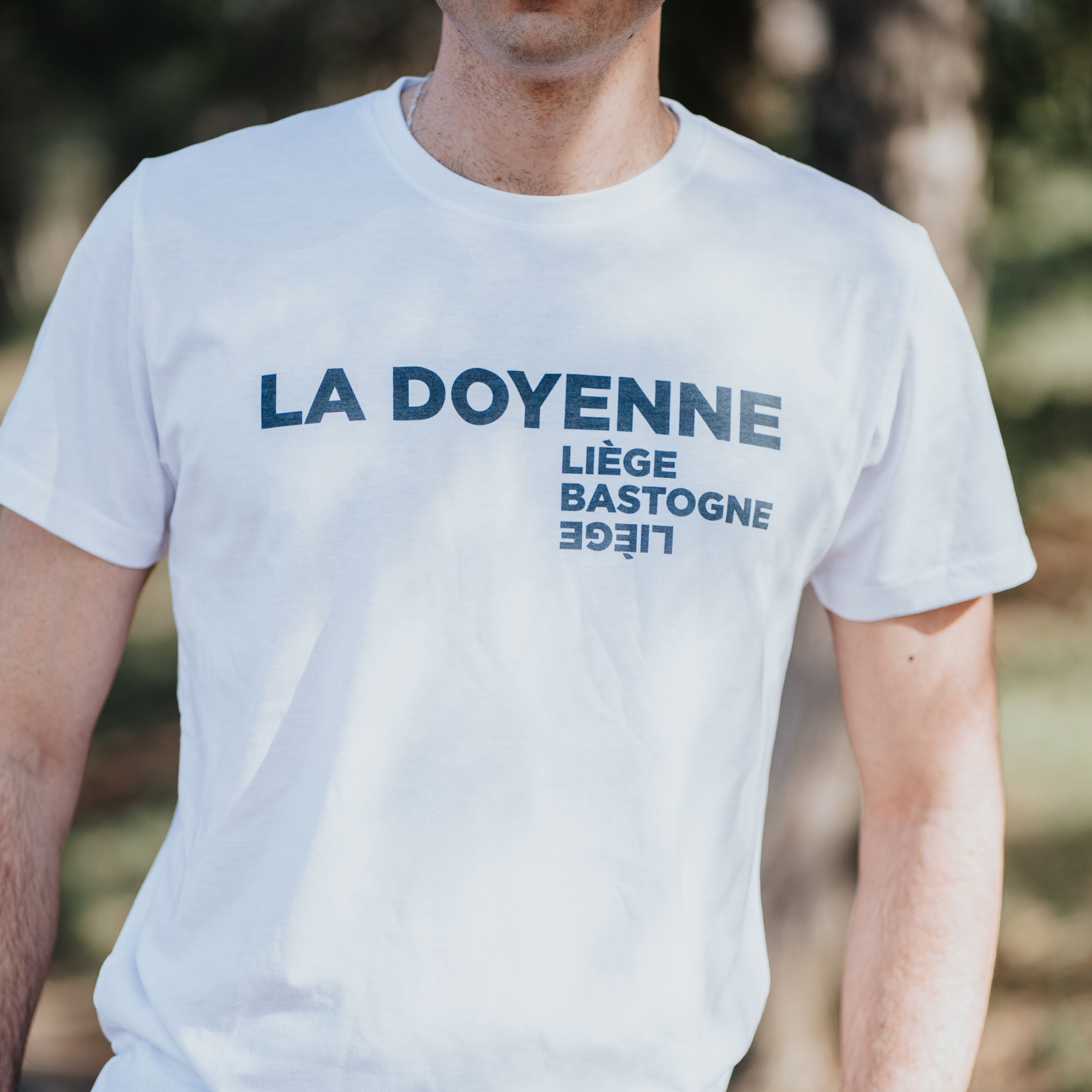 T-shirt Liège Bastogne Liège The Old Lady of the Classics Unisex White