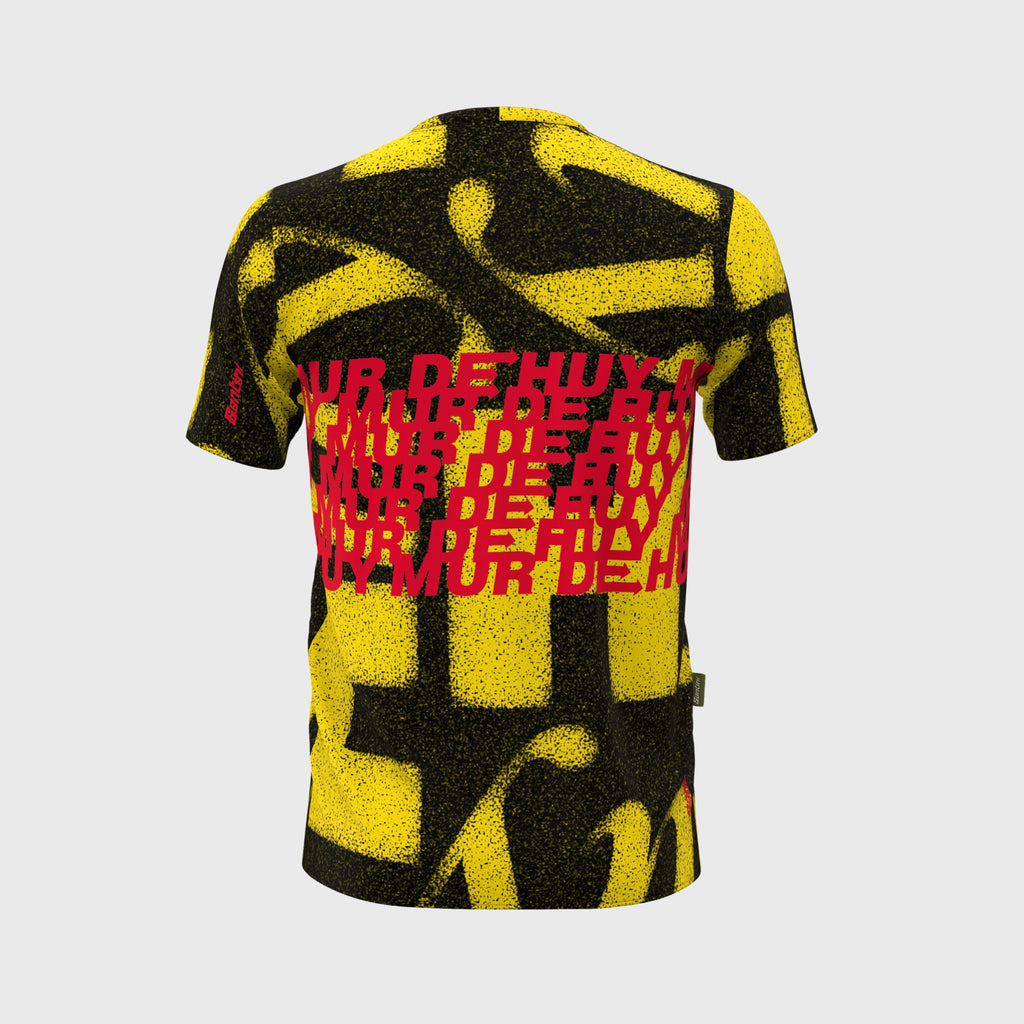 T-Shirt technique La Flèche Wallone Mur de Huy Homme Jaune