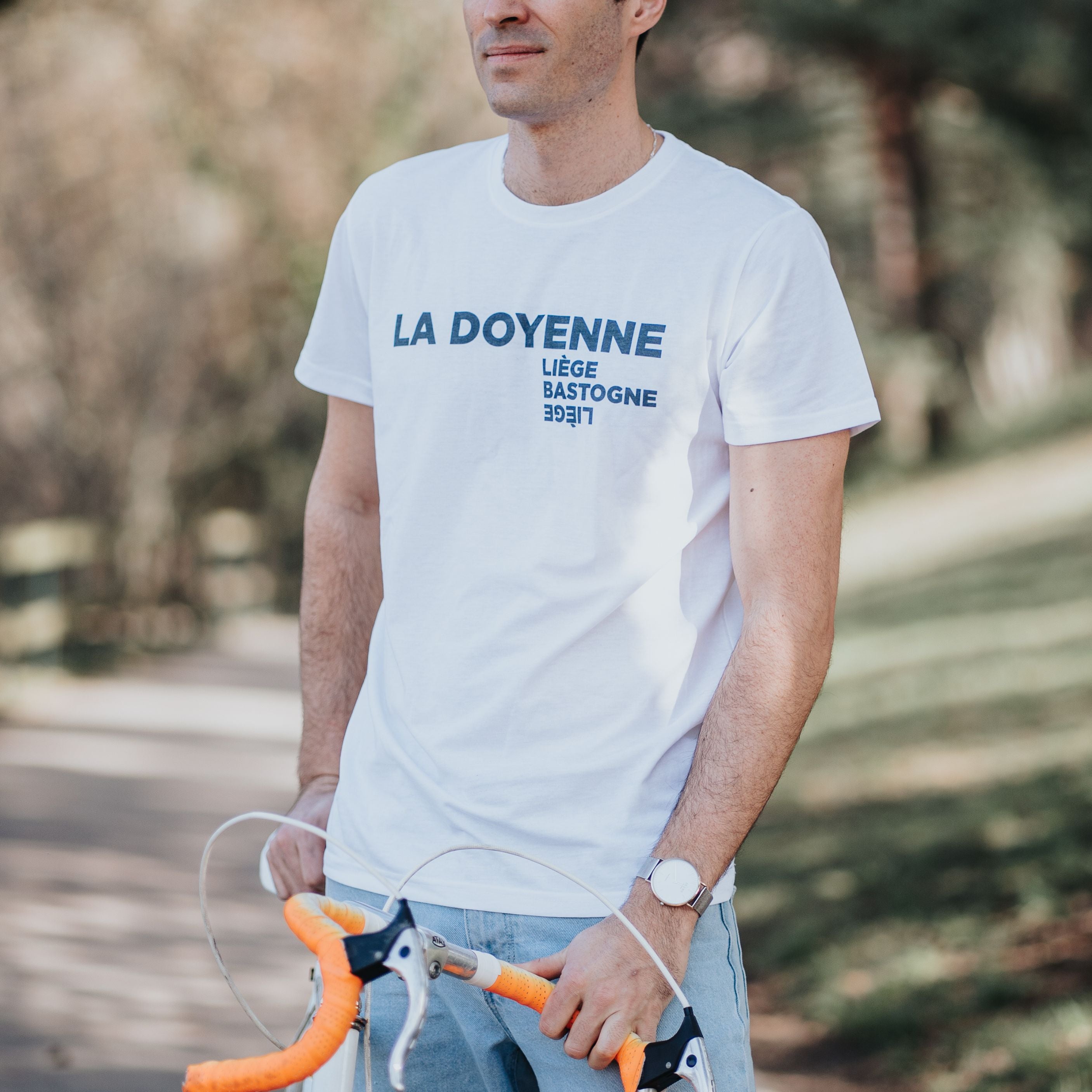 T-shirt Liège Bastogne Liège The Old Lady of the Classics Unisex White