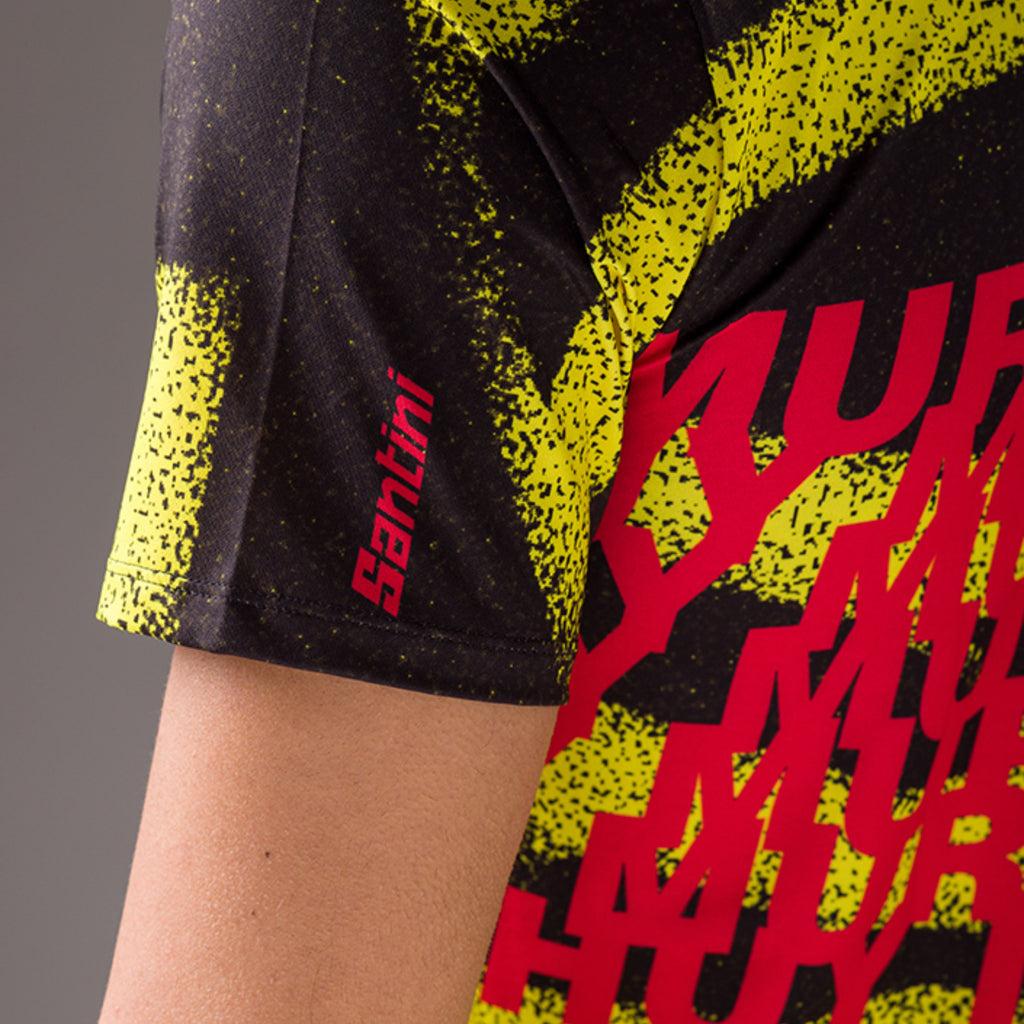 T-Shirt technique La Flèche Wallone Mur de Huy Homme Jaune
