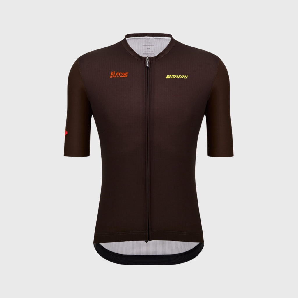 Maillot Cyclisme Santini La Flèche Wallonne 2024 Homme Grena