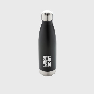 Cork Water Bottle Liège-Bastogne-Liège Black Logo