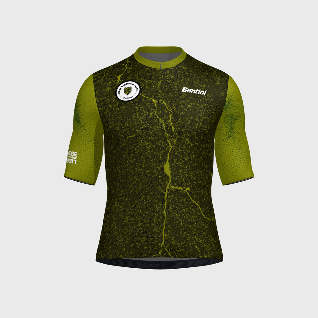 Santini Liège-Bastogne-Liège Challenge Cycling Jersey Green
