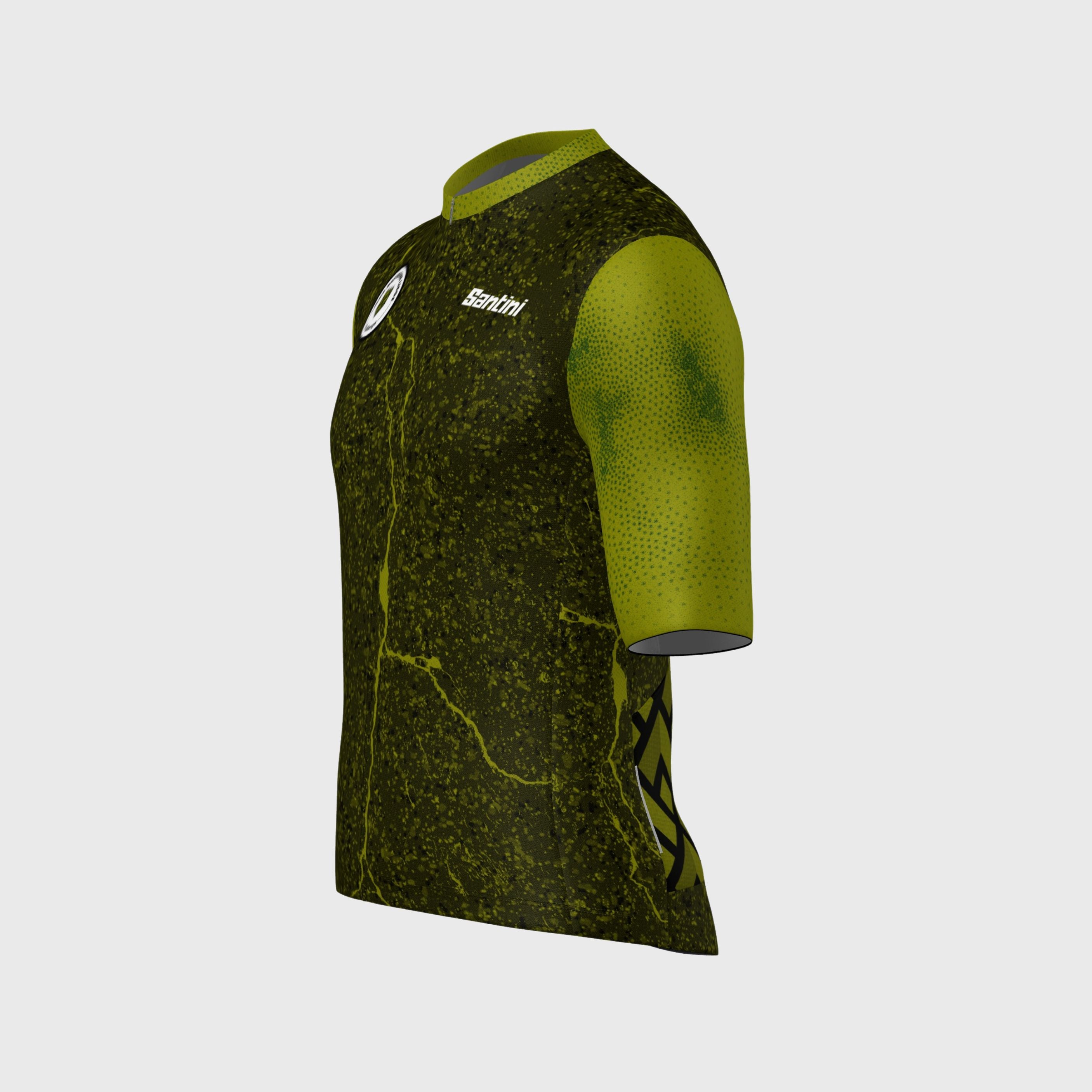 Santini Liège-Bastogne-Liège Challenge Cycling Jersey Green