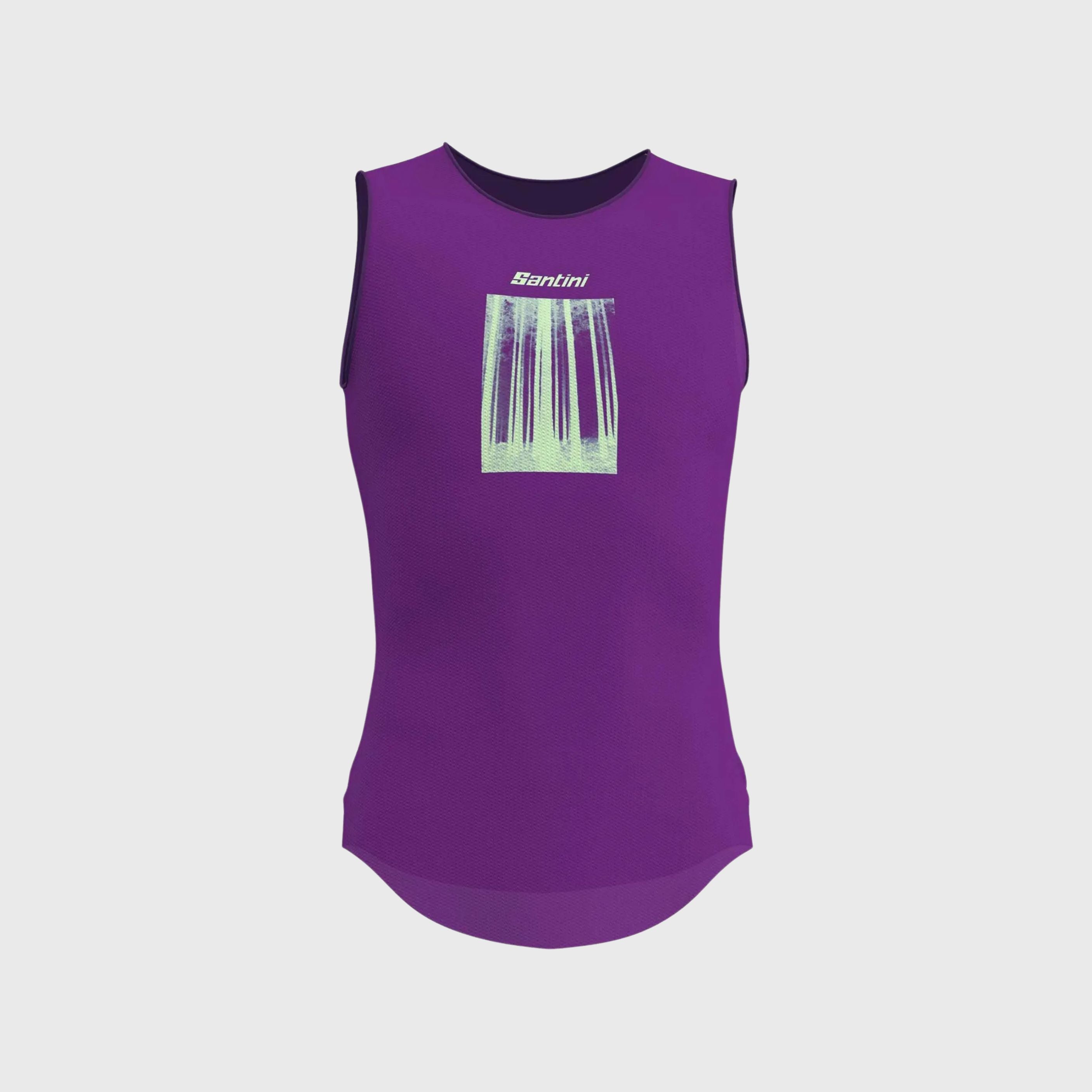 Santini Liège Bastogne Liège Men's Sleeveless Cycling Jersey Violet