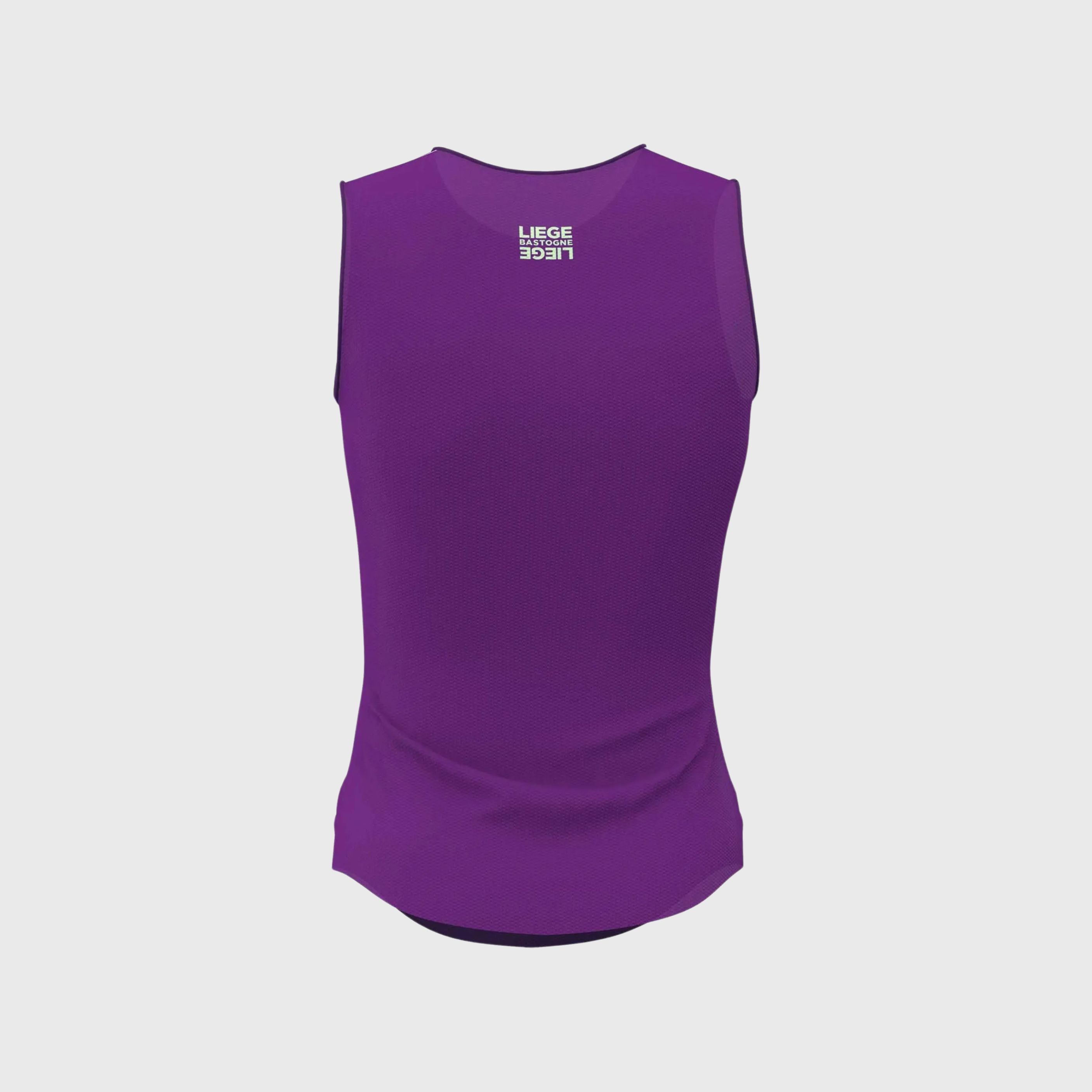 Santini Liège Bastogne Liège Men's Sleeveless Cycling Jersey Violet