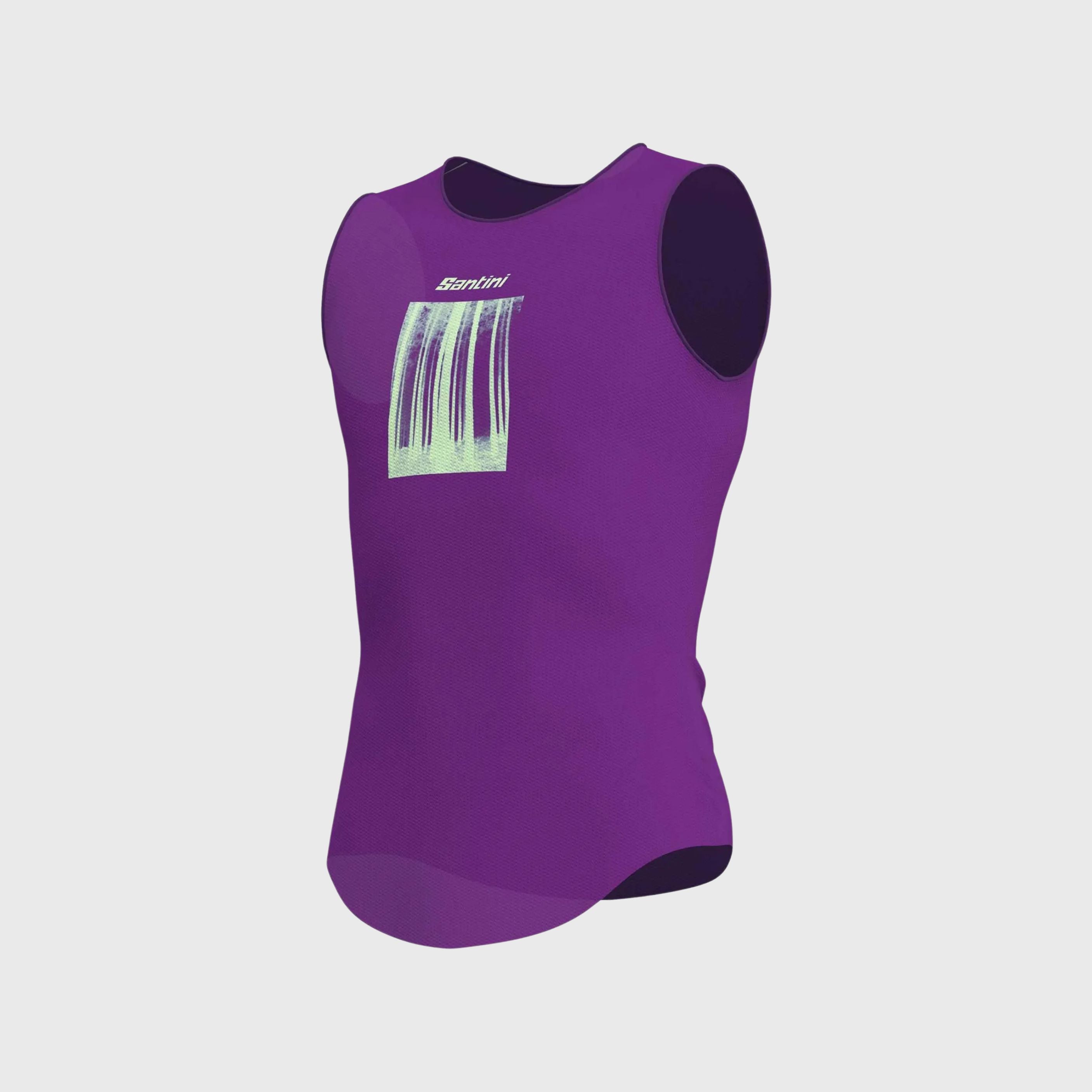Santini Liège Bastogne Liège Men's Sleeveless Cycling Jersey Violet