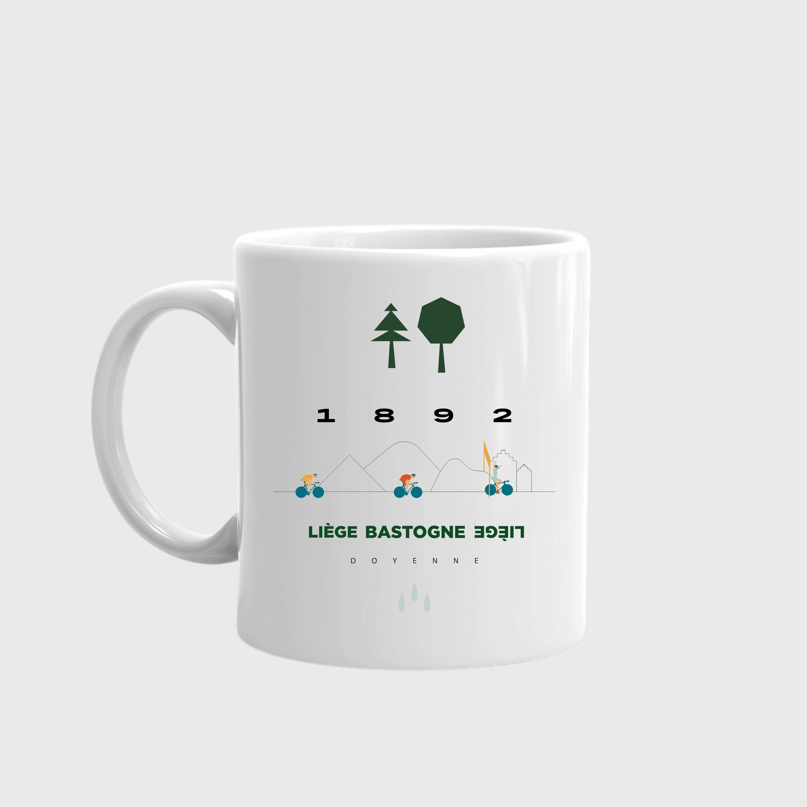 Liège Bastogne Liège 1892 White Mug