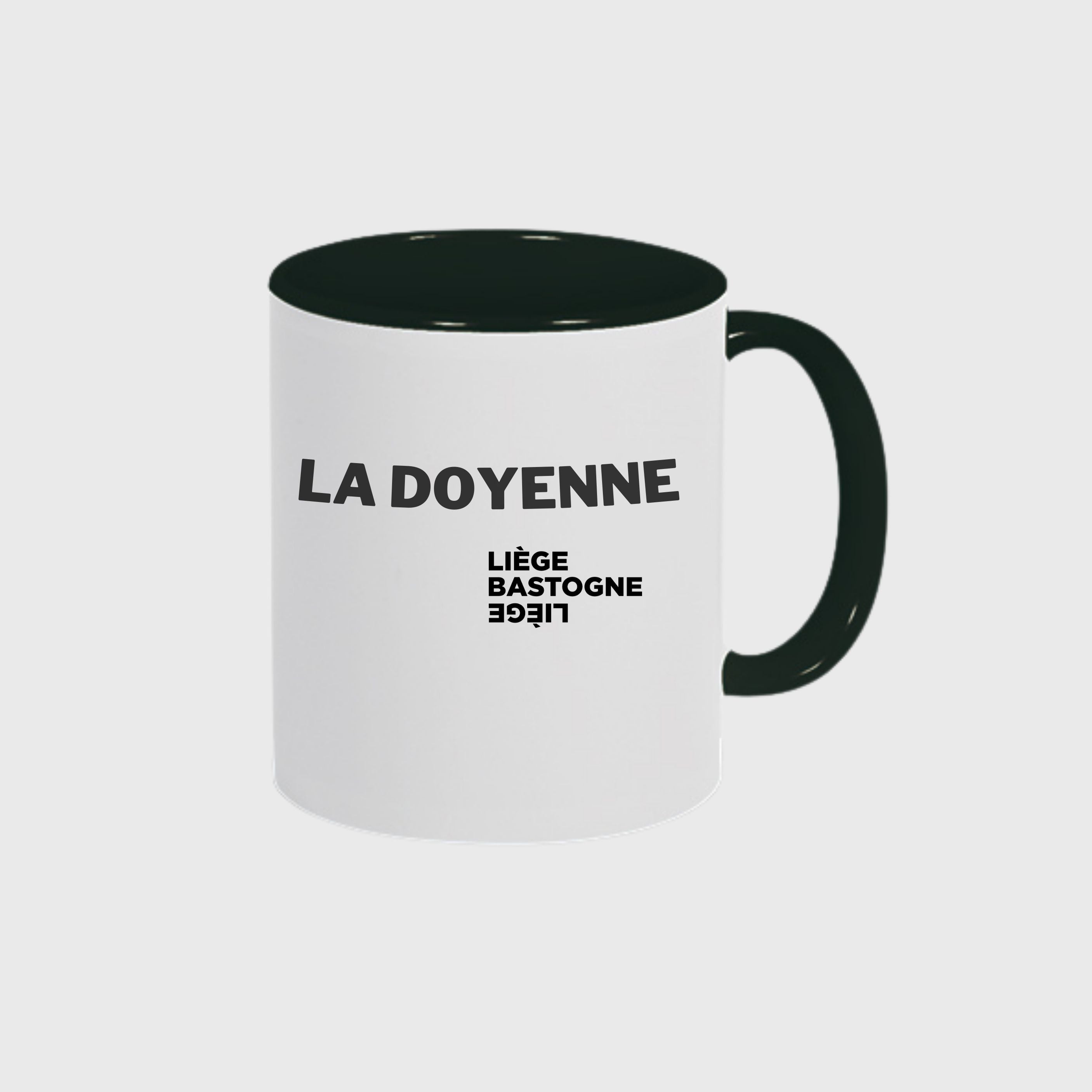 Mug Liège Bastogne Liège The Old Lady Black