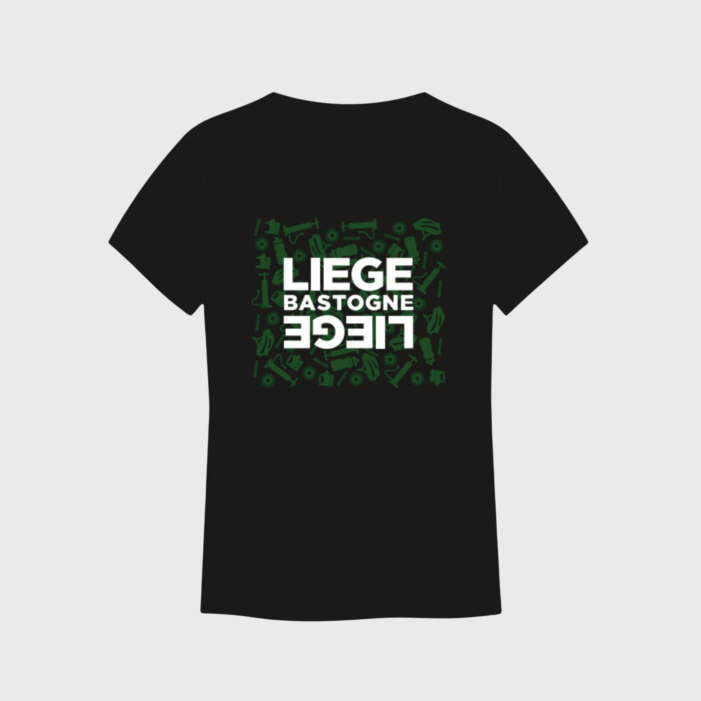 Liege Bastogne Liege Passion Unisex Black T-shirt