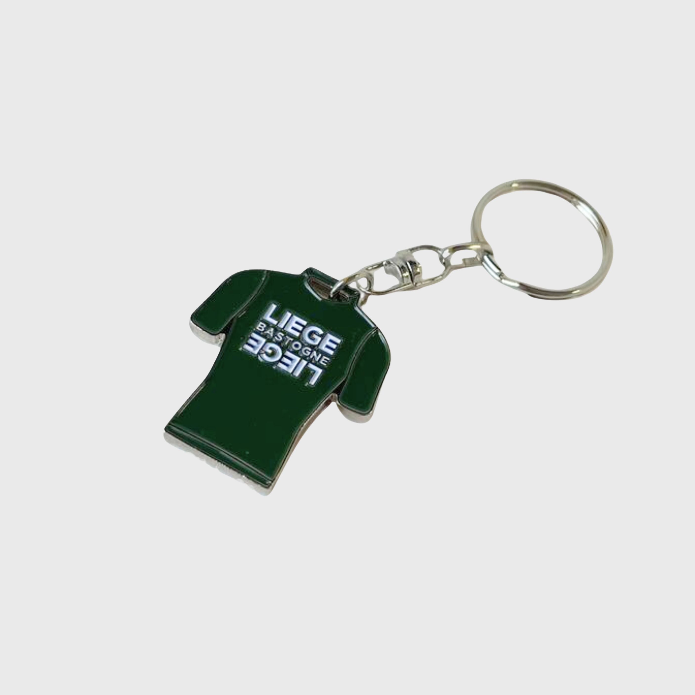 Keychain Liège Bastogne Liège Green and Silver Jersey