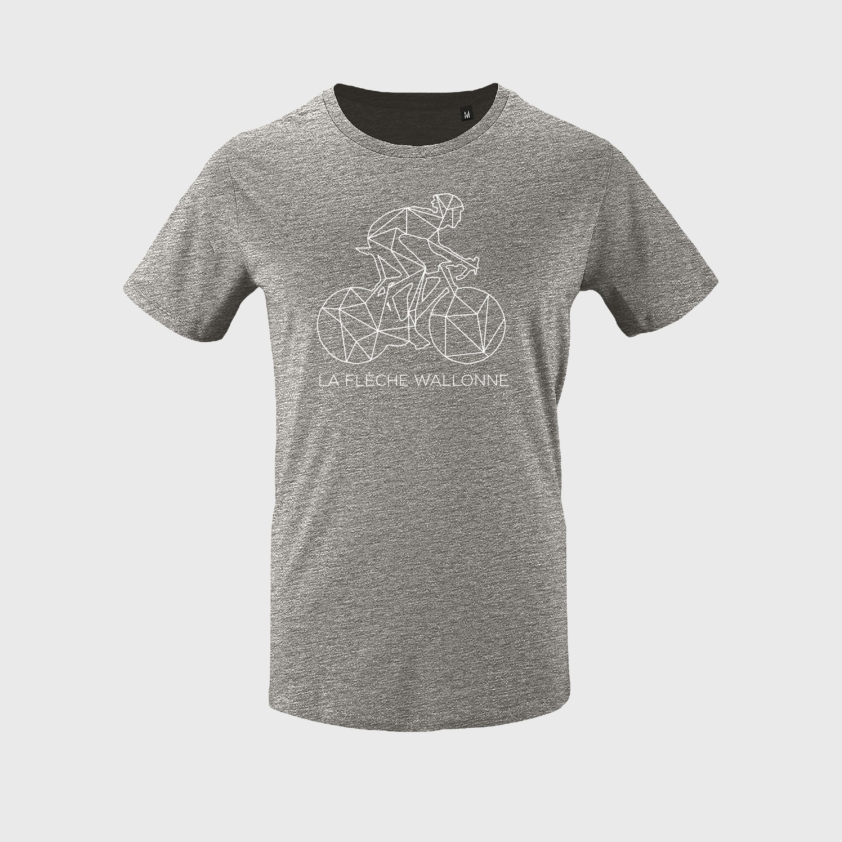 Men's Grey Marl Flèche Wallonne Decal T-Shirt